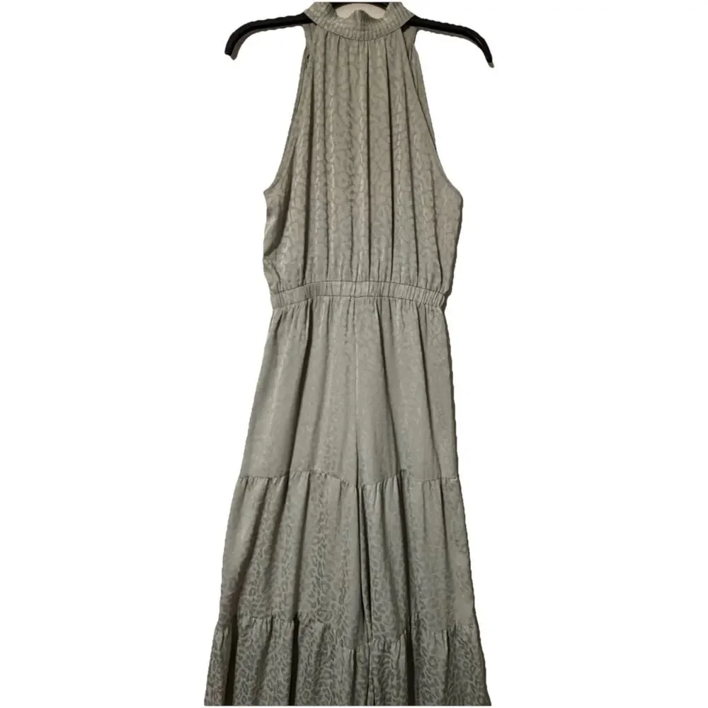 Current Air Anthropologie Jumpsuit S Sage Green Wide Leg Dressy Feminine Resort - Picture 2 of 13